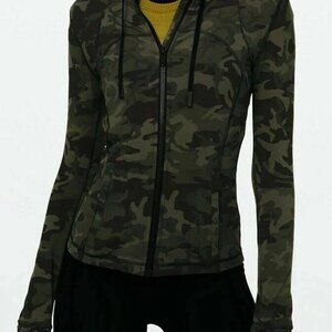 Lululemon camo hooded define jacket